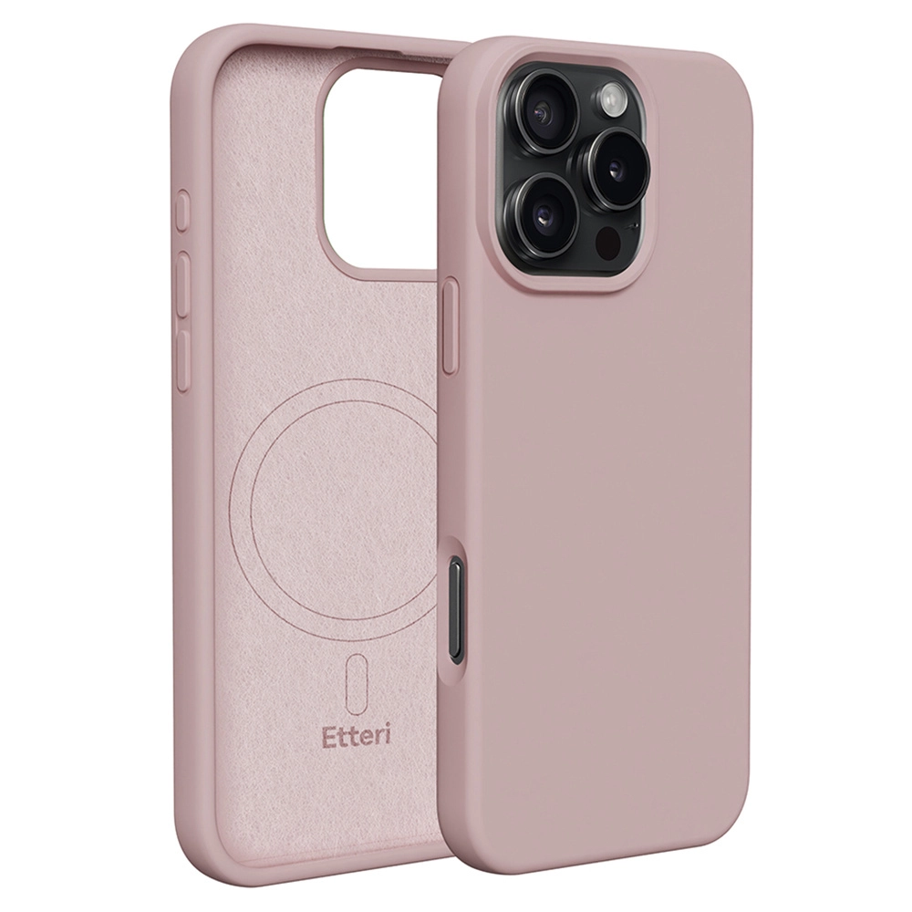 Etui Etteri Silicone Case do iPhone 16 Pro Max Różowy