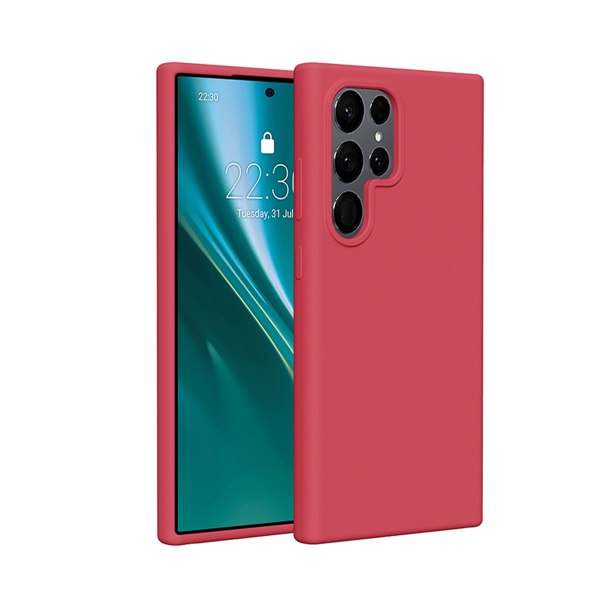 Etui Etteri Silicone Case do Galaxy S25 Ultra Malinowy