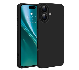 Etui Etteri Silicone Case do iPhone 17 Czarny