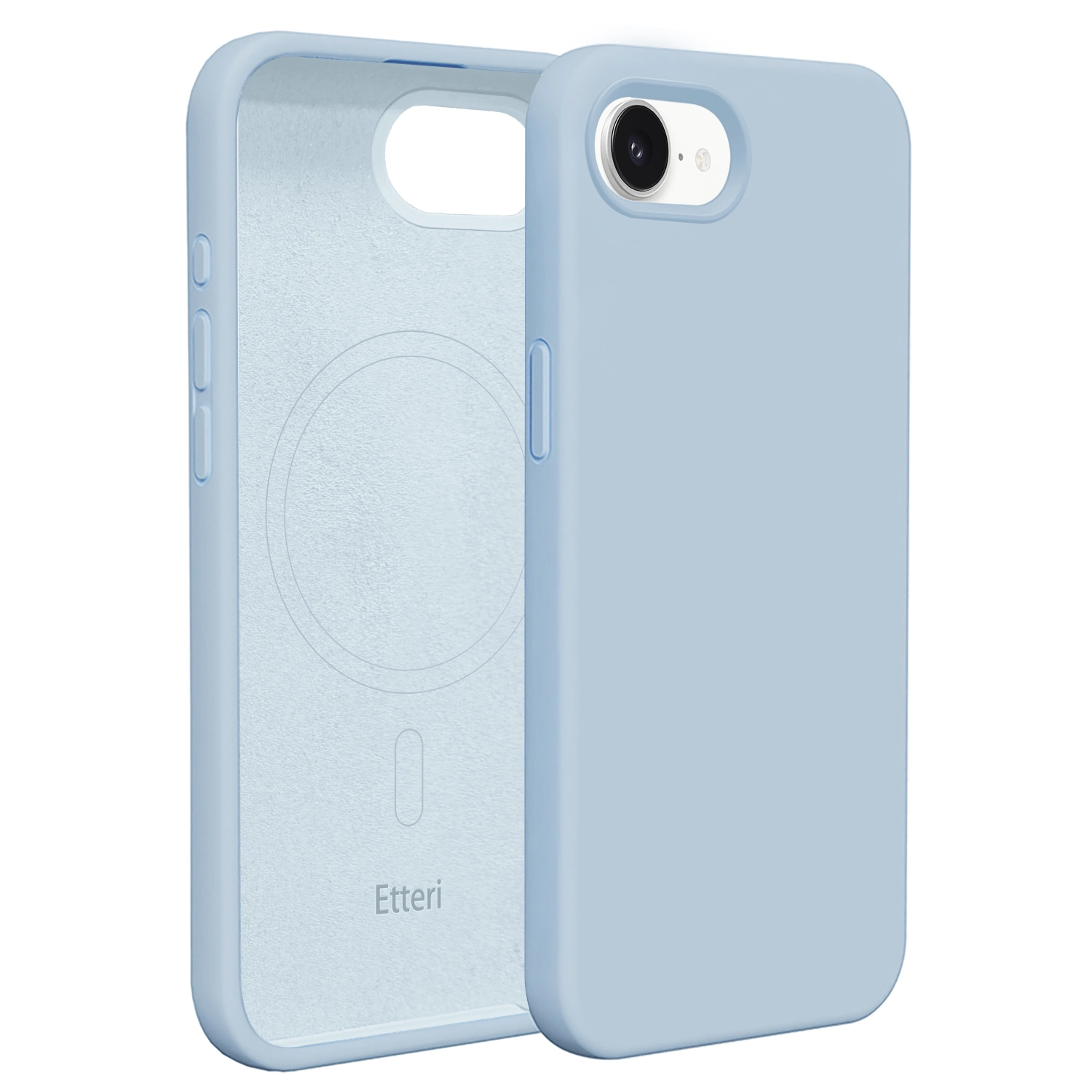 Etui Etteri Silicone Case do iPhone 16e Niebieski