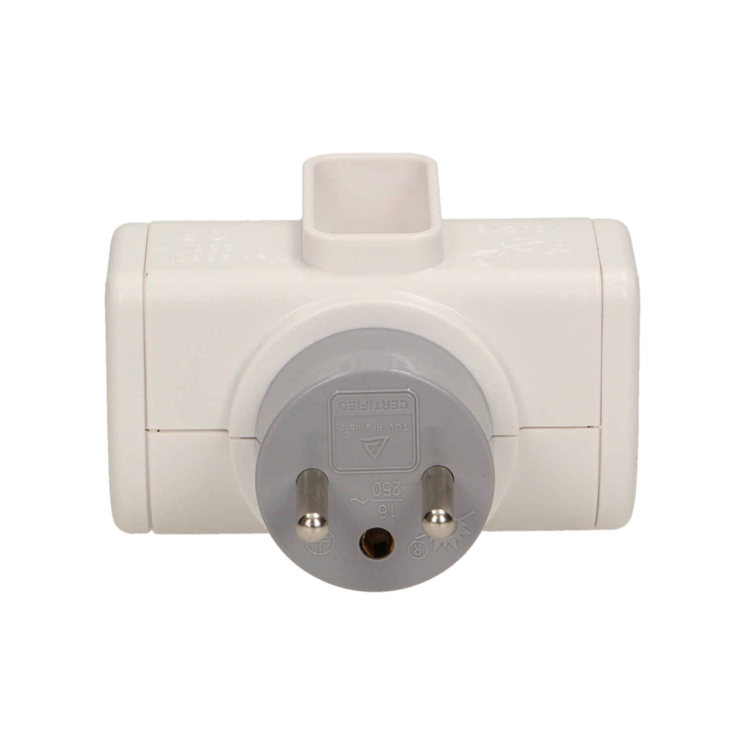 Rozgałęziacz Orno OR-AE-1377 Obrotowy, 3 gniazda Biały