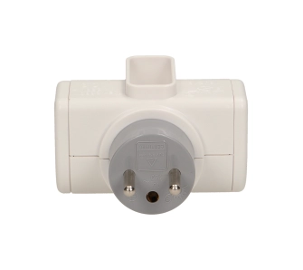 Rozgałęziacz Orno OR-AE-1377 Obrotowy, 3 gniazda Biały