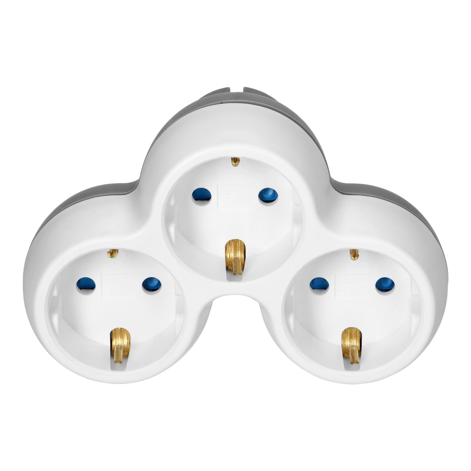 Przedłużacz Orno OR-AE-13239(GS)  (Schuko) 3 gniazda Biało-szary