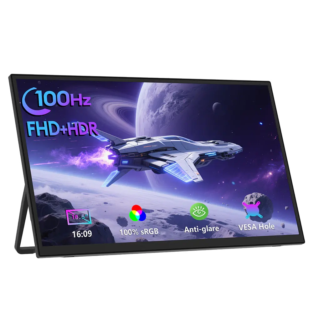 Monitor Zeuslap Z18S 18,5" Full HD IPS 100Hz 4ms Przenośny
