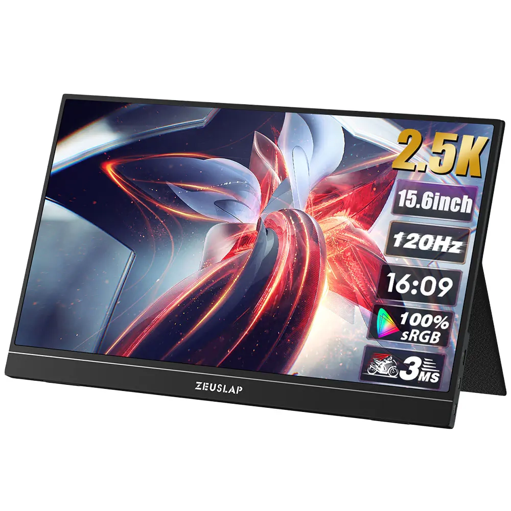 Monitor Zeuslap ZP156K 15,6"  2,5K IPS 120Hz 3ms Przenośny
