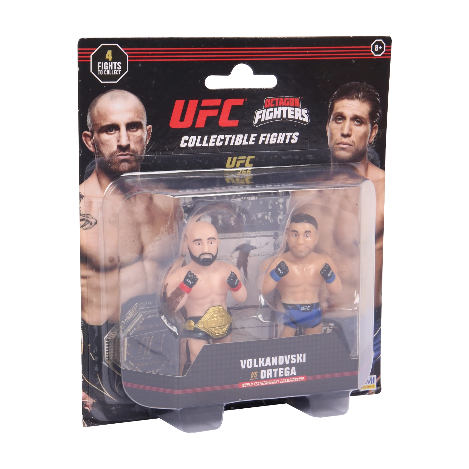 Figurka PMI Kids World UFC Octagon Fighters S1 Collectible Fights - Volkanovski Vs. Ortega