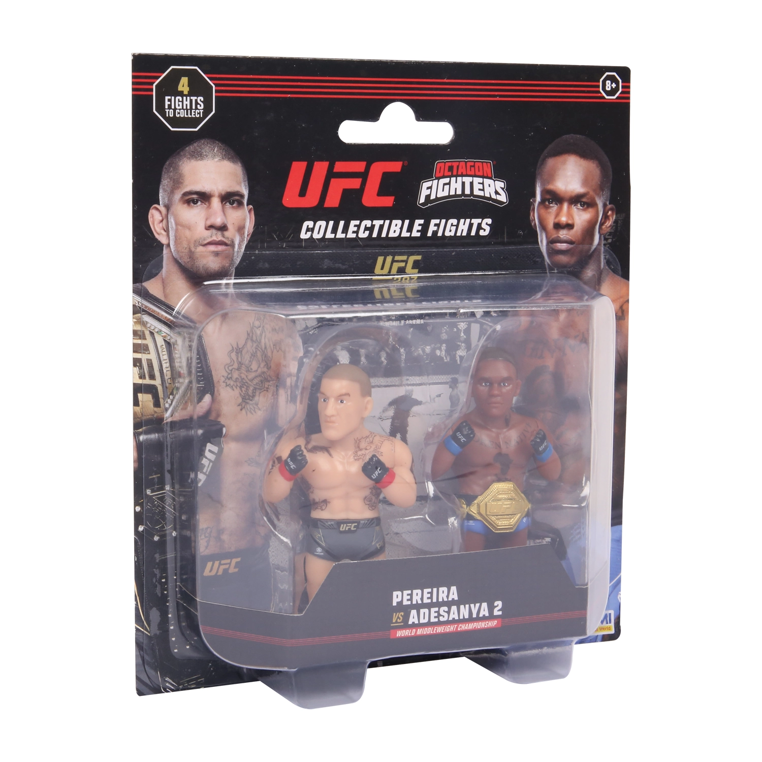 Figurka PMI Kids World UFC Octagon Fighters S1 Collectible Fights - Pereira Vs. Adesanya 2