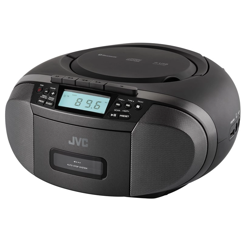 Radiomagnetofon JVC Boombox RC-E444B Bluetooth Czarny