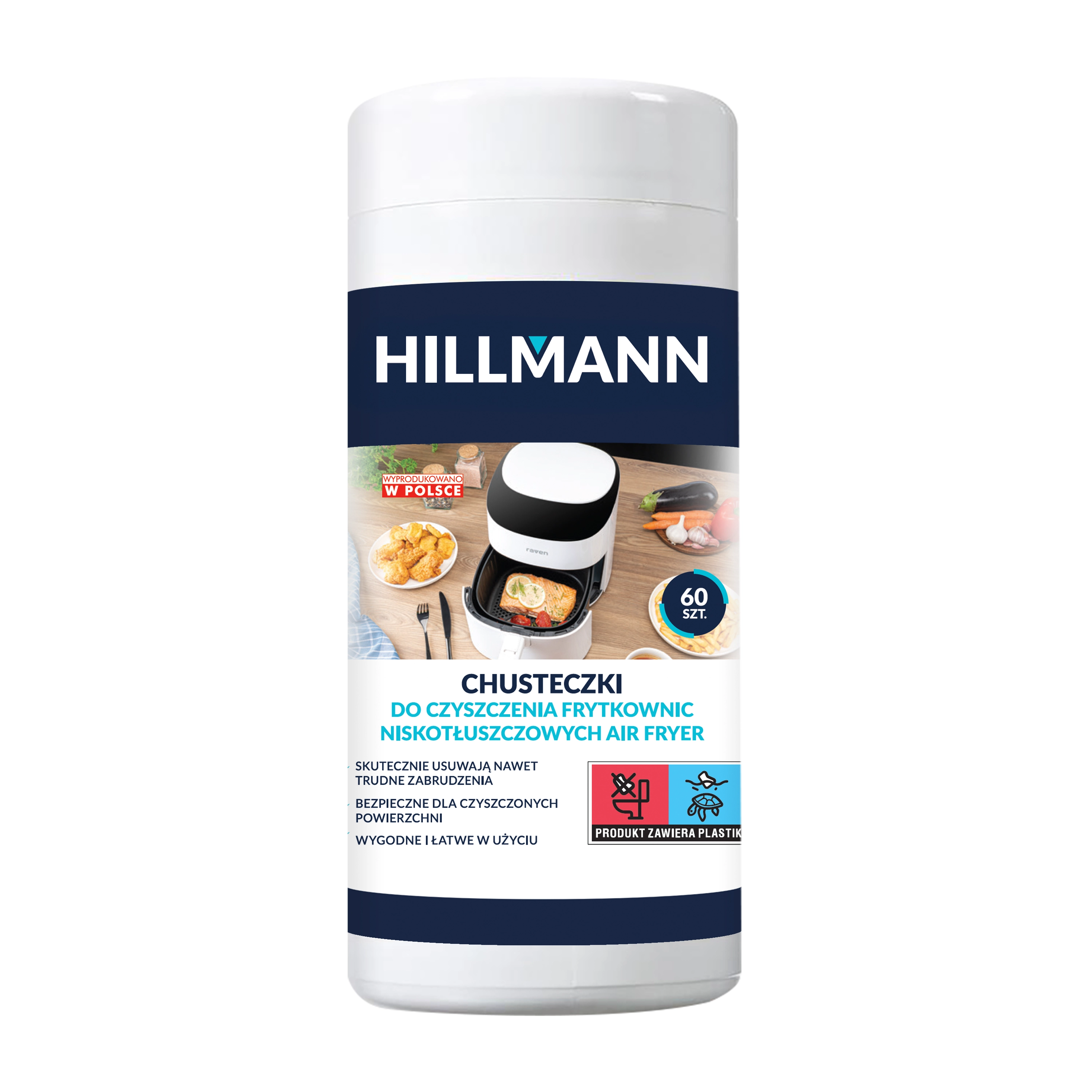 Chusteczki czyszczące HILLMANN frytkownic niskotłuszczowych airfryer EAFN011