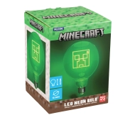 Paladone LED Neon Bulb E27 Minecraft Creeper