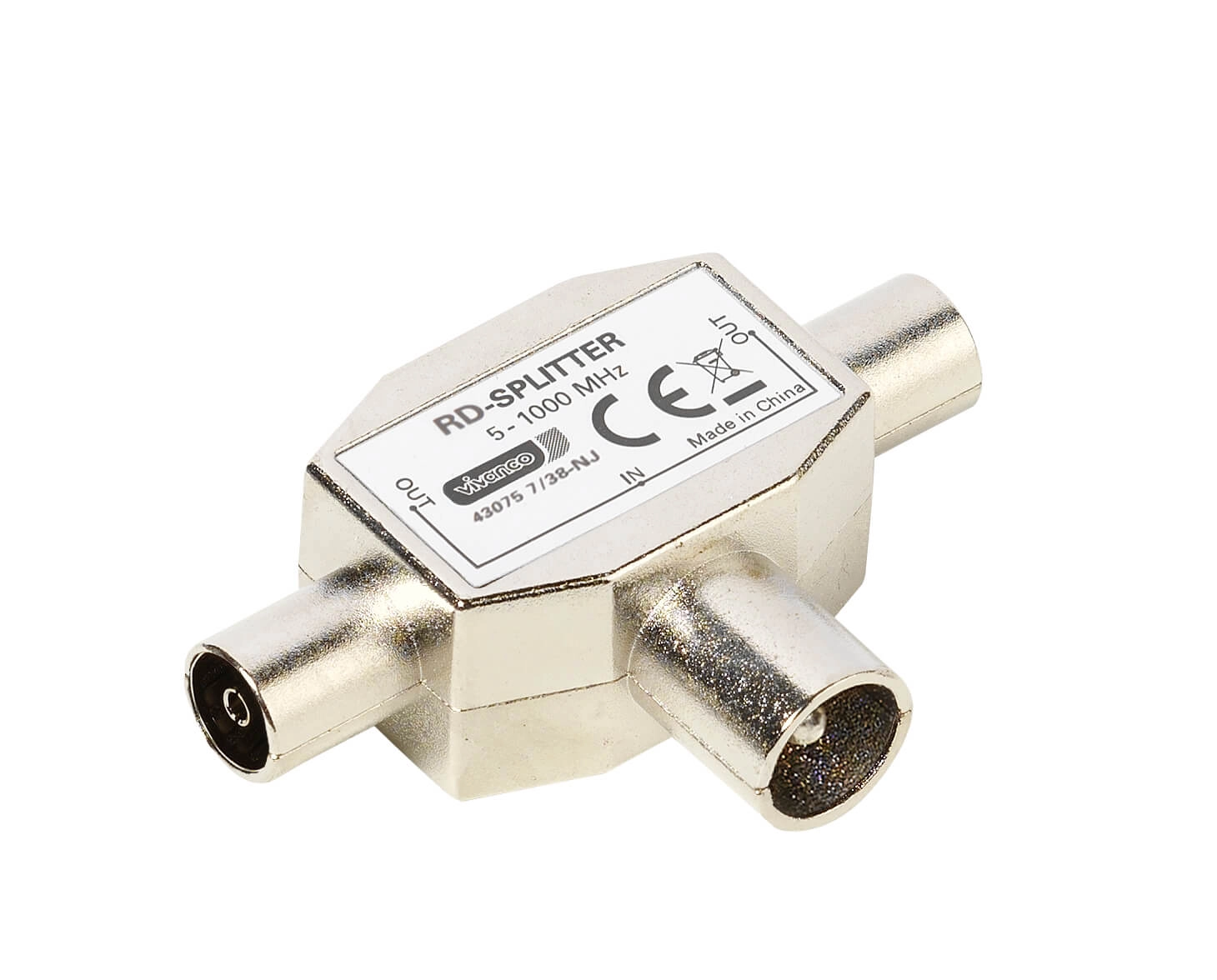 Rozdzielacz Vivanco 48075 Radio Two way splitter