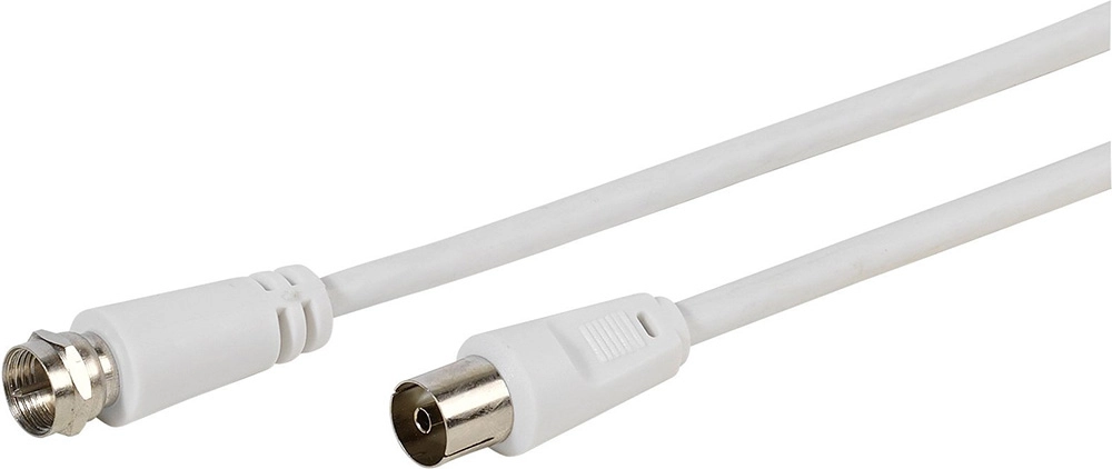 Kabel antenowy Vivanco 44092 5m Biały