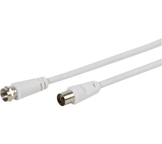 Kabel antenowy Vivanco 44092 5m Biały
