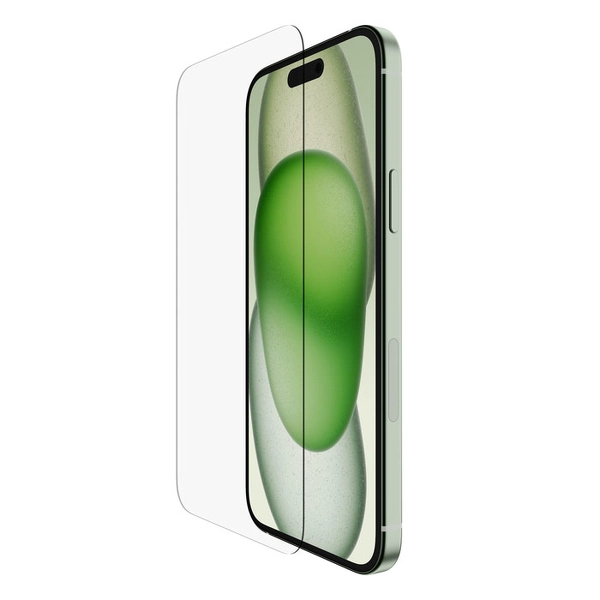 Szkło hartowane Belkin do iPhone 16 Plus/15 Plus/14 Pro Max z aplikatorem