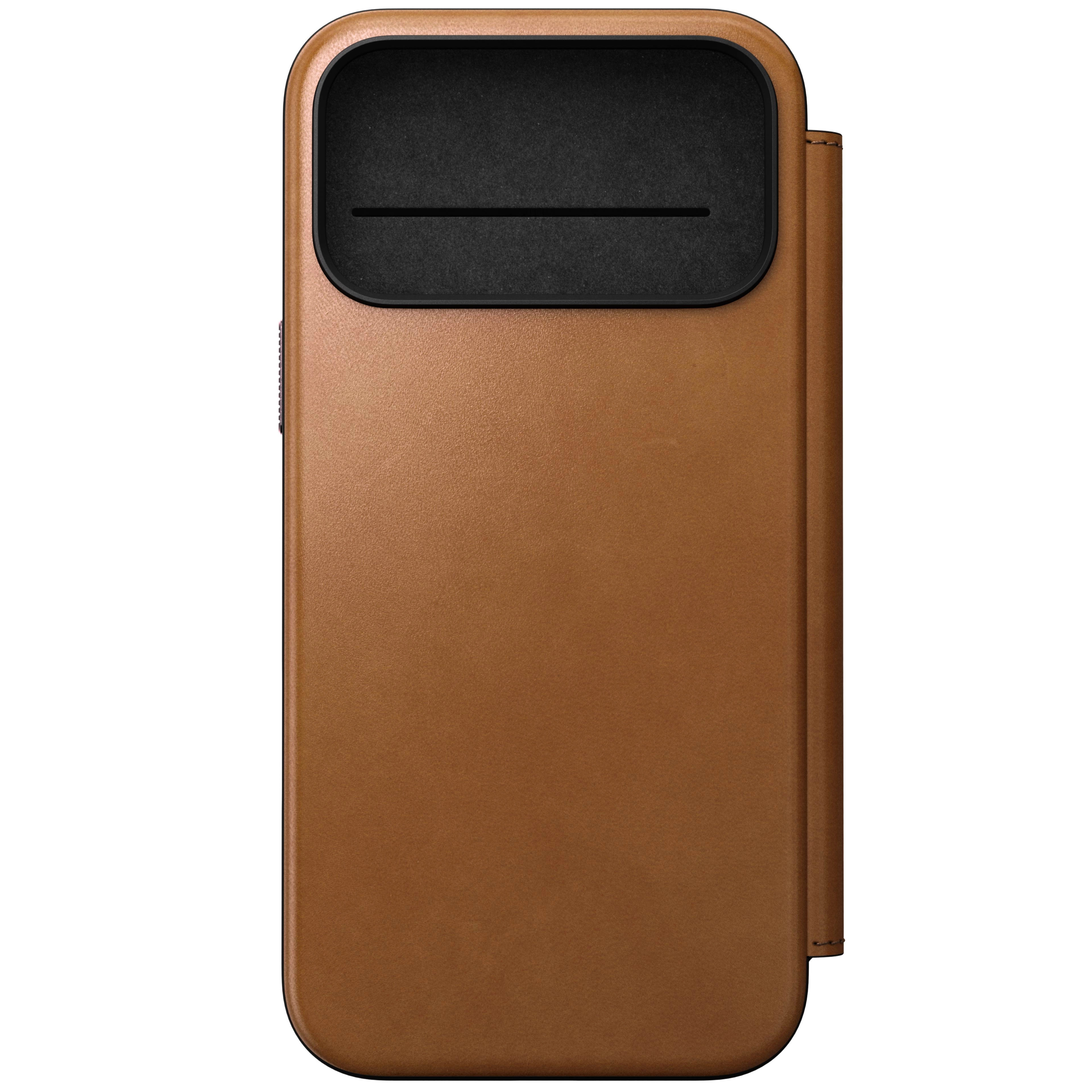 Etui Nomad Modern Leather Folio do iPhone 17 Pro Max Jasnobrązowy