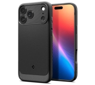 Spigen Rugged Armor Mag MagSafe do iPhone 17 Pro Czarny