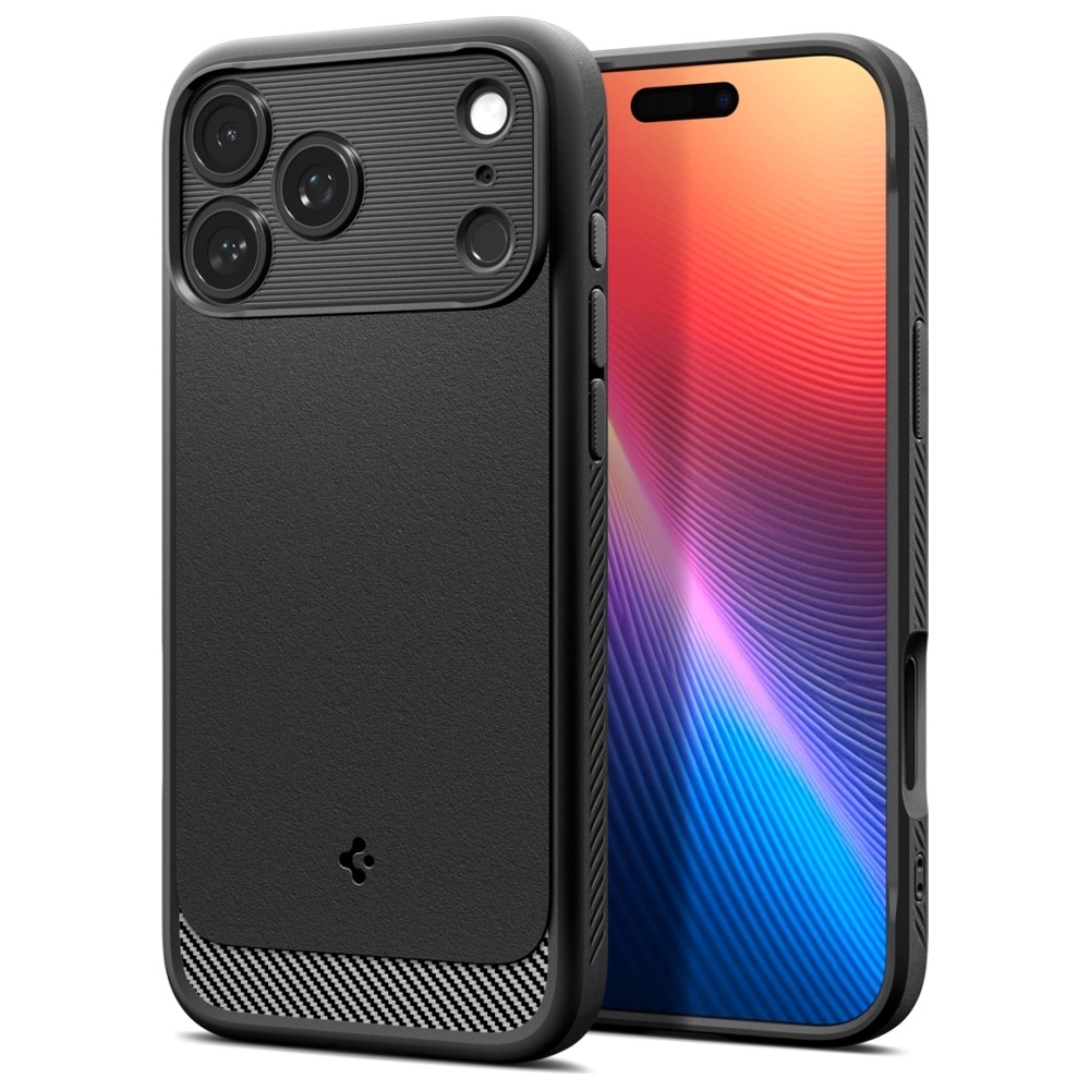 Etui Spigen Rugged Armor Mag MagSafe do iPhone 17 Pro Czarny