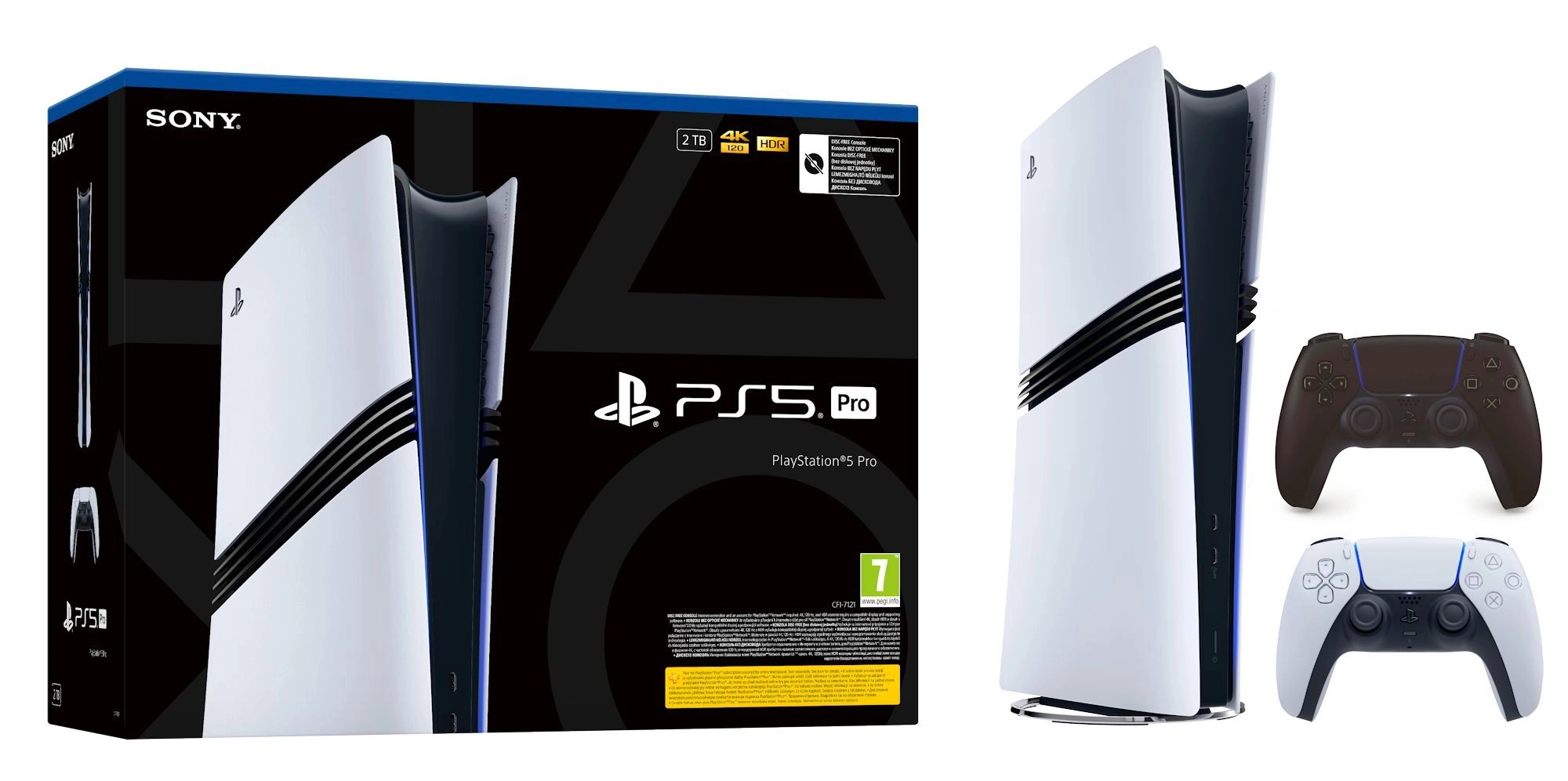 Konsola Sony PlayStation 5 Pro (PS5) 2TB + Dodatkowy Pad Czarny