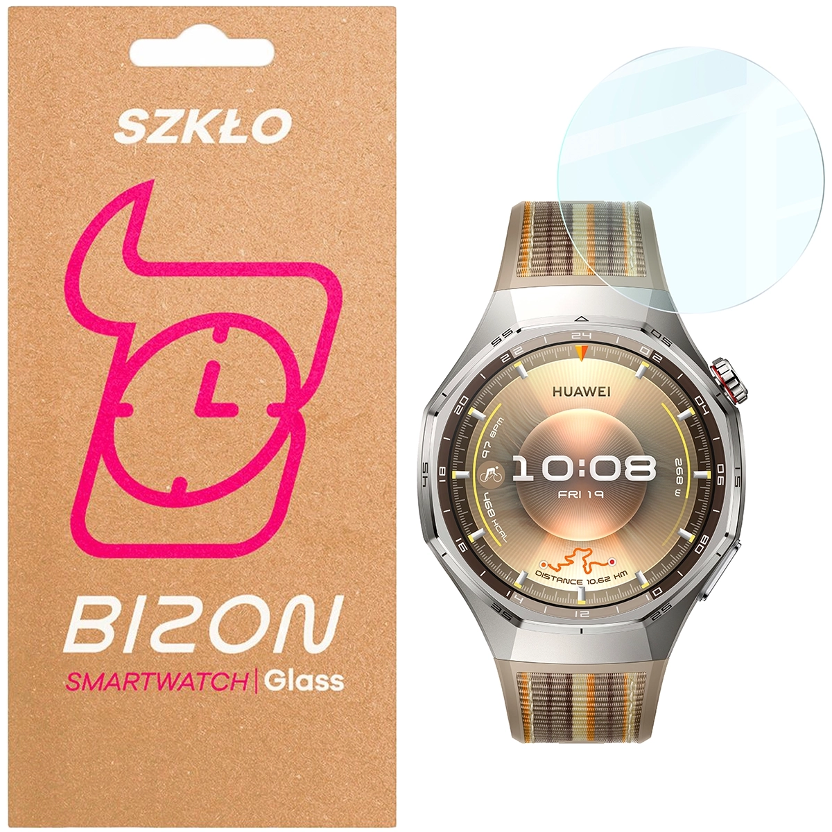 Szkło hartowane Bizon Watch Clear do Huawei Watch GT6 Pro 46mm