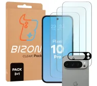 Bizon 3x Szkło hartowane + szybka na aparat Google Pixel 10 Pro