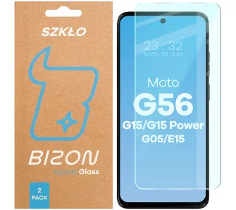 Szkło hartowane Bizon Clear Duo do Motorola Moto G15 / G15 Power / G05 / E15 / G56 5G