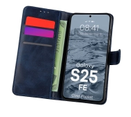 Bizon z klapką Pocket do Samsung Galaxy S25 FE Niebieski