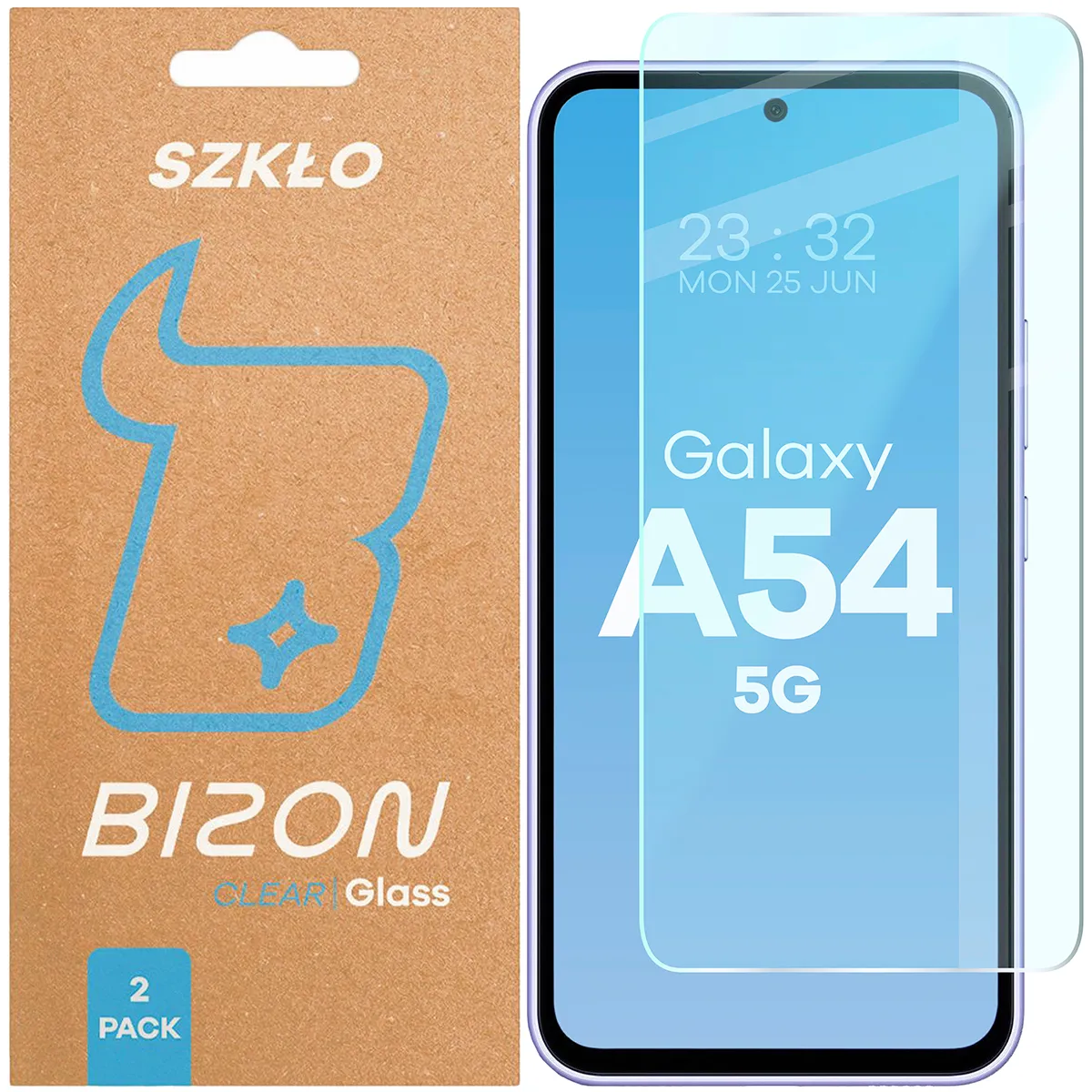 Szkło hartowane Bizon Clear Duo do Samsung Galaxy A54 5G