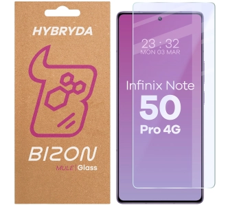 Szkło hybrydowe Bizon Elastyczne Mule do Infinix Note 50 Pro 4G