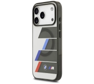 BMW M IML Metal Buttons Tricolor Lines MagSafe do iPhone 17 Pro Antracyt