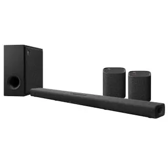 Soundbar Yamaha TRUE X BAR 50 A SR-X50A + 2x WS-X1A 4.2.1 Wi-Fi Bluetooth AirPlay Dolby Atmos Szary