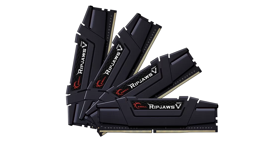 Pamięć RAM G.Skill Ripjaws V DDR4 32GB (4x8GB) 3200 CL16 Czarny