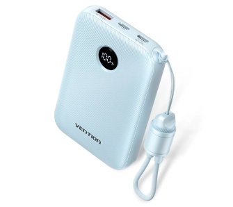 Powerbank Vention FKAL0-C 10000mAh 22,5W Niebieski