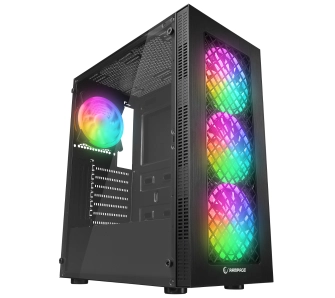 Obudowa Rampage PLAID V1 RGB Czarny