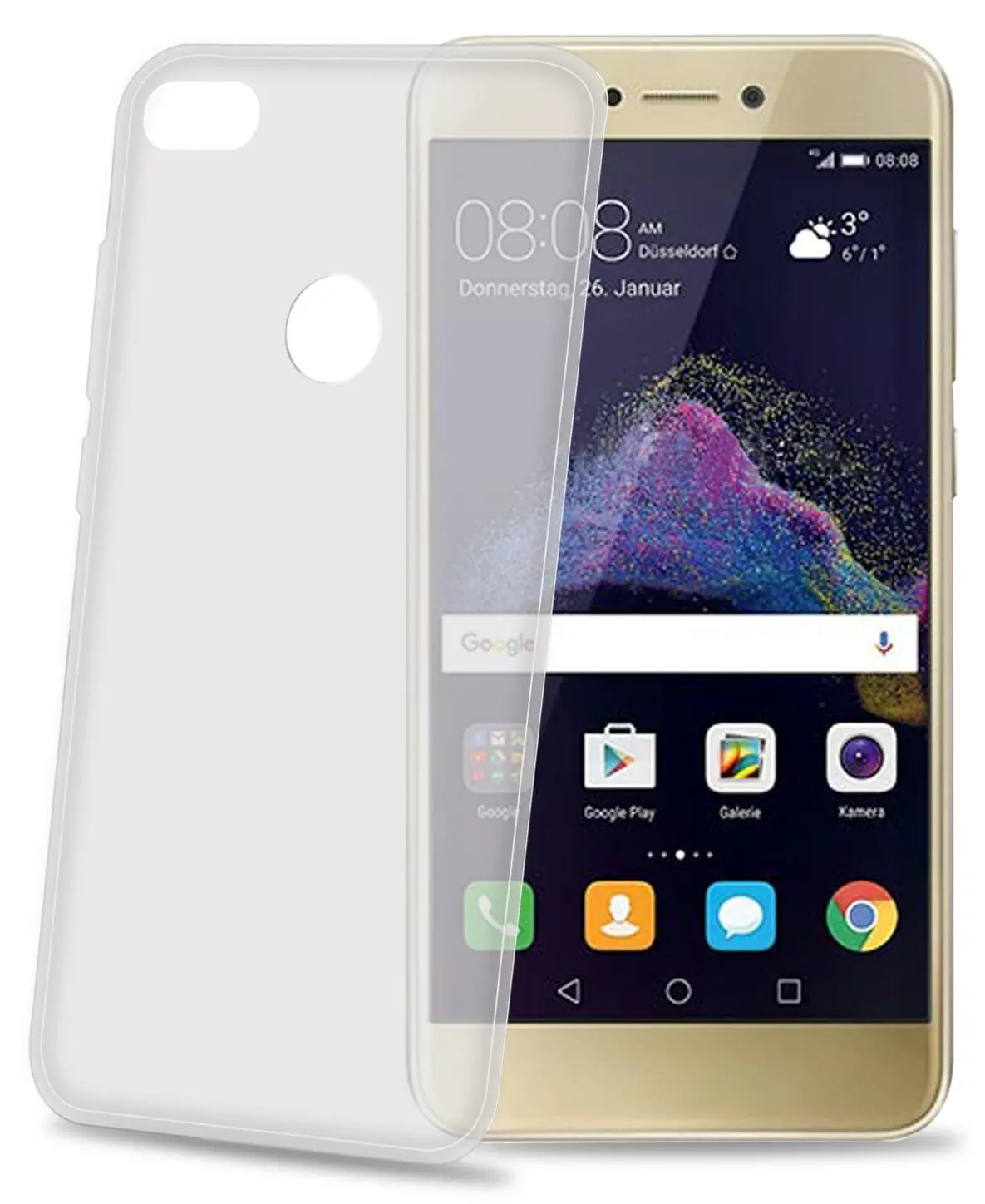 Etui Celly Cover GELSKIN642 Huawei P8 Lite 2017 Przeźroczysty