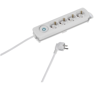 Listwa Vivanco 37643 4 gniazda 1,4m Biały