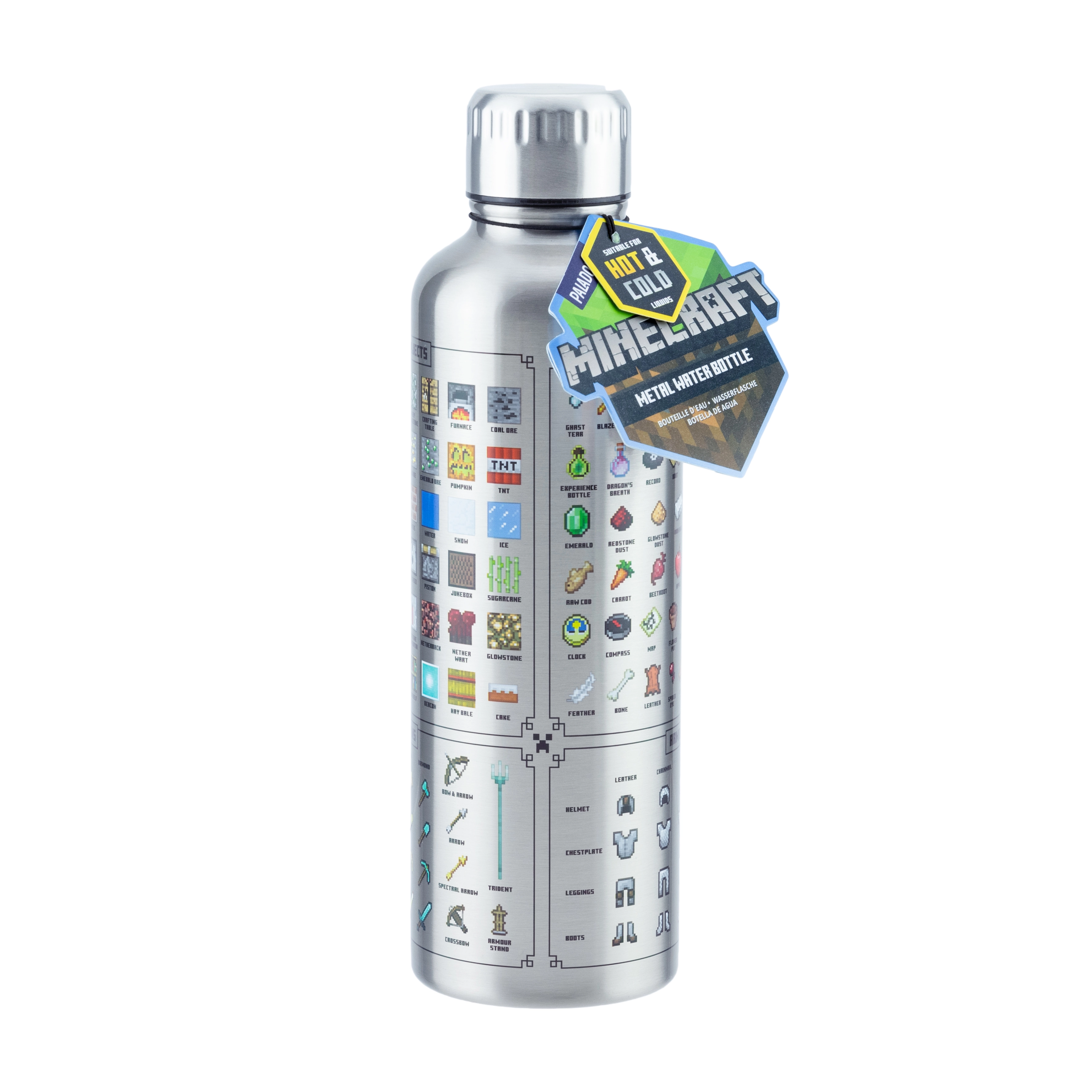 Butelka Paladone Metal Water Bottle Minecraft