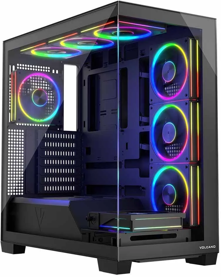 Obudowa MODECOM Volcano Stellar 8F ARGB Czarny