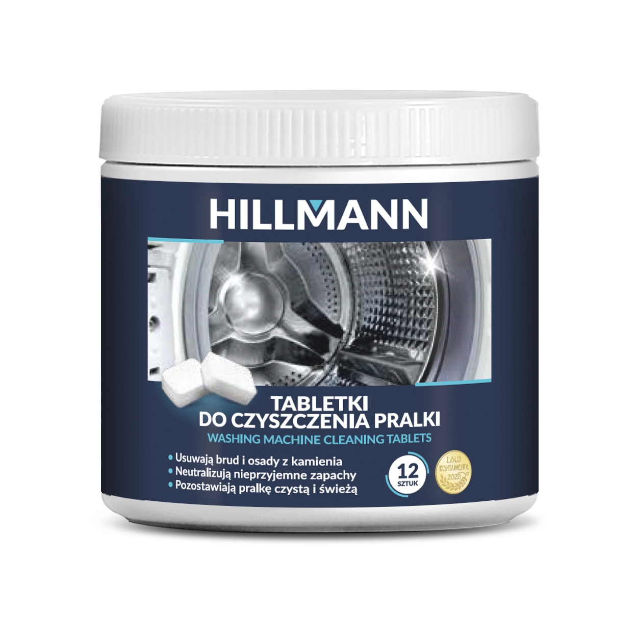 Tabletki do czyszczenia pralki HILLMANN AGDPRT12 12szt.