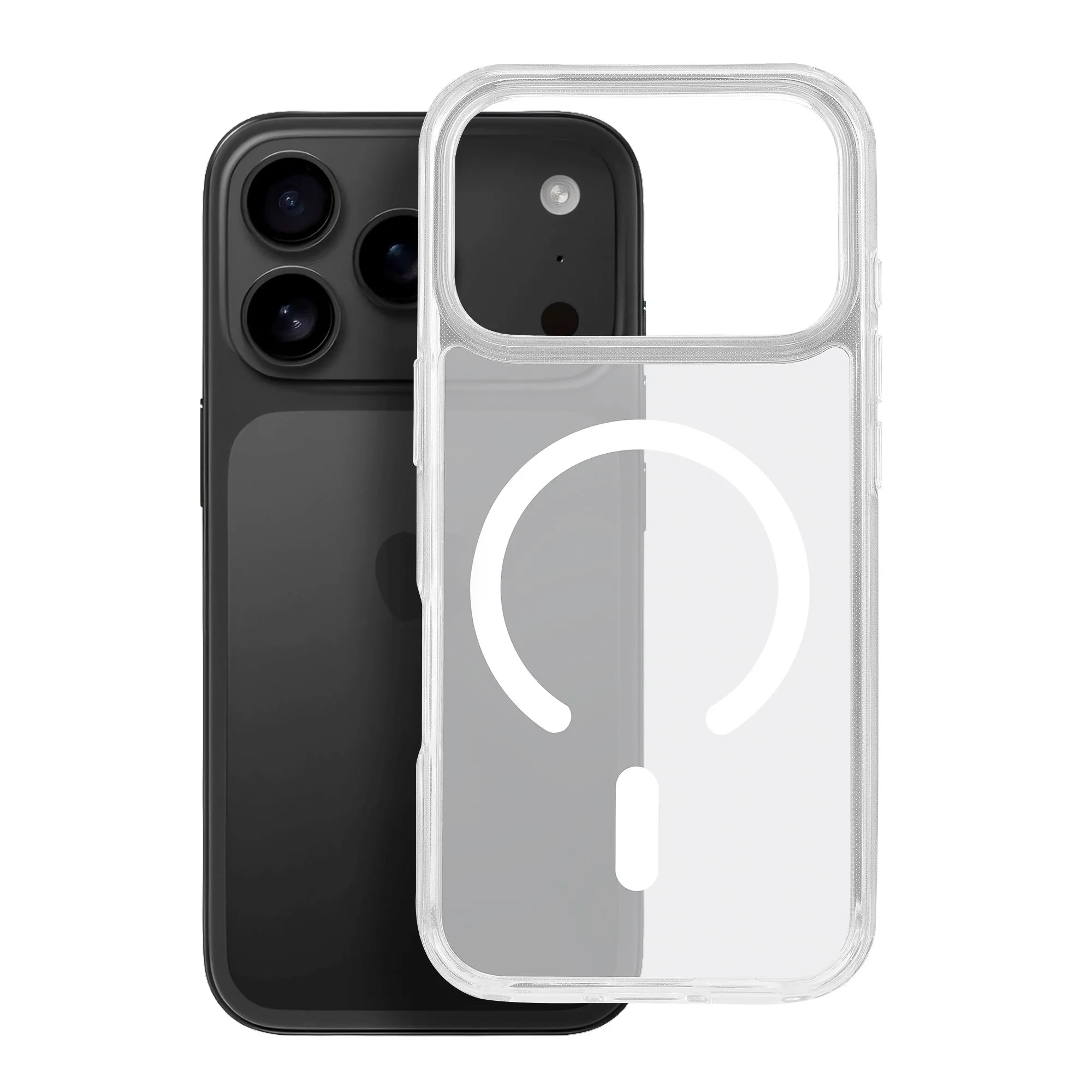 Etui Roobix Clarion MagSafe do iPhone 17 Pro Przezroczysty