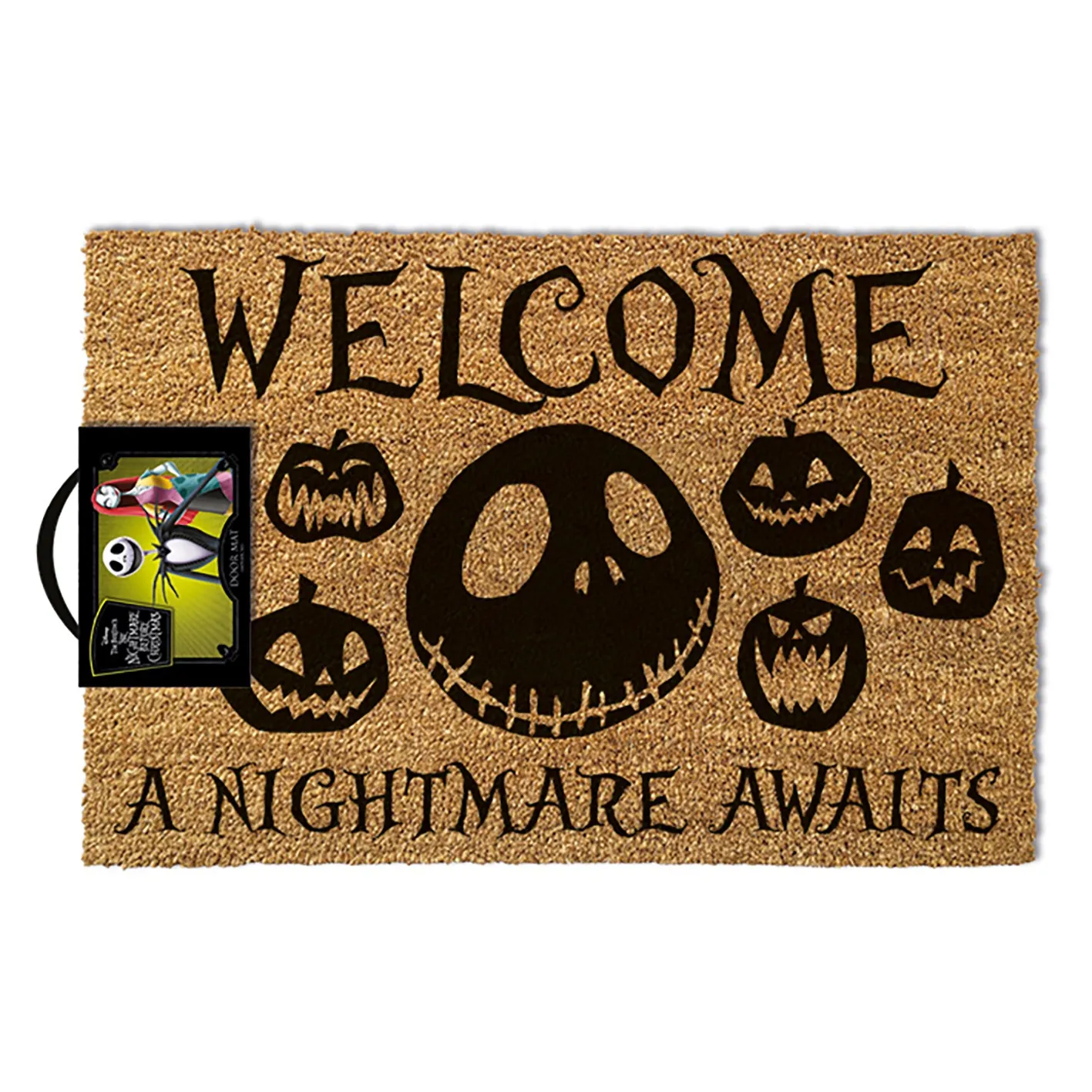 Wycieraczka Pyramid Coir Doormat Miasteczko Halloween A Nightmare Awaits