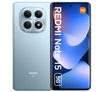 Smartfon Xiaomi REDMI Note 15 5G 8/256GB Funkcje AI 6,77" 120Hz 108Mpix Niebieski
