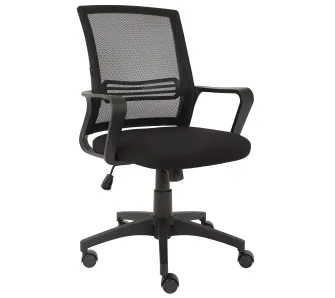 Fotel Cobra Office One HF300BK Biurowy do 136kg Tkanina Czarny