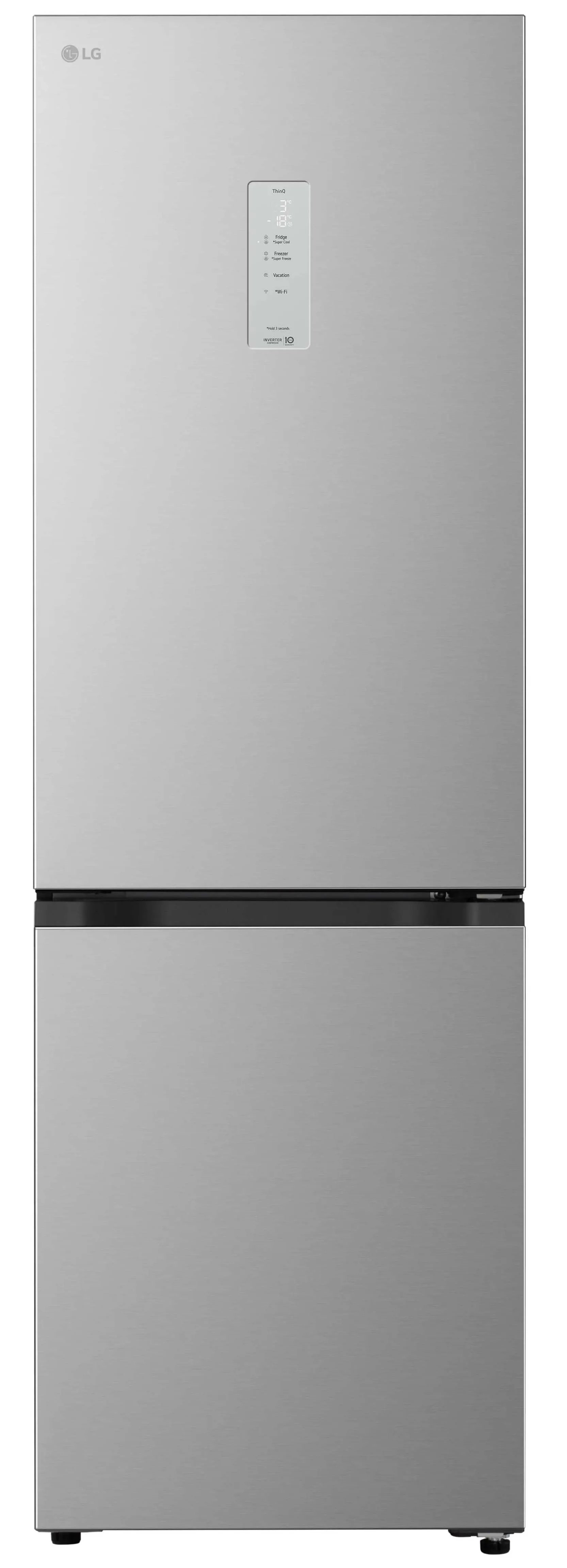 LG GBBSJ11DPY Pełny No Frost 186cm Komora świeżości Szuflada z kontrolą wilgotności Zdalne sterowanie Srebrny
