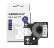 Qoltec do DYMO D1 40913 | 9mm x 7m | Biała/ Czarny nadruk