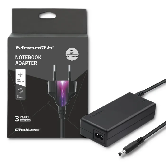Zasilacz do laptopa Qoltec AD41P 65W Dell