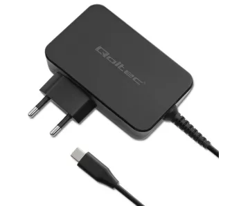 Ładowarka sieciowa Qoltec GaN Power Pro USB-C 100W Czarny