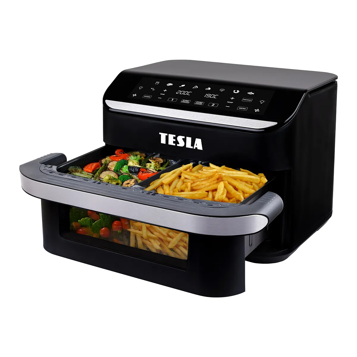 фото Мультипечь (аэрофритюрница) Tesla AirCook FlexiZone Q570 XXL 3