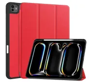 Bizon Case Tab Lizard z klapką do iPad Pro 13" 2025 / 2024 Czerwony