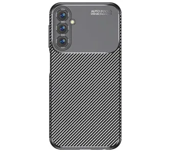Etui Beline Carbon Armor Galaxy A36 Czarny