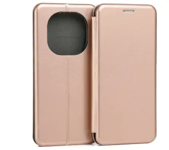 Etui Beline Book Magnetic Xiaomi Redmi Note 14 Pro Plus 5G Różowo-złoty